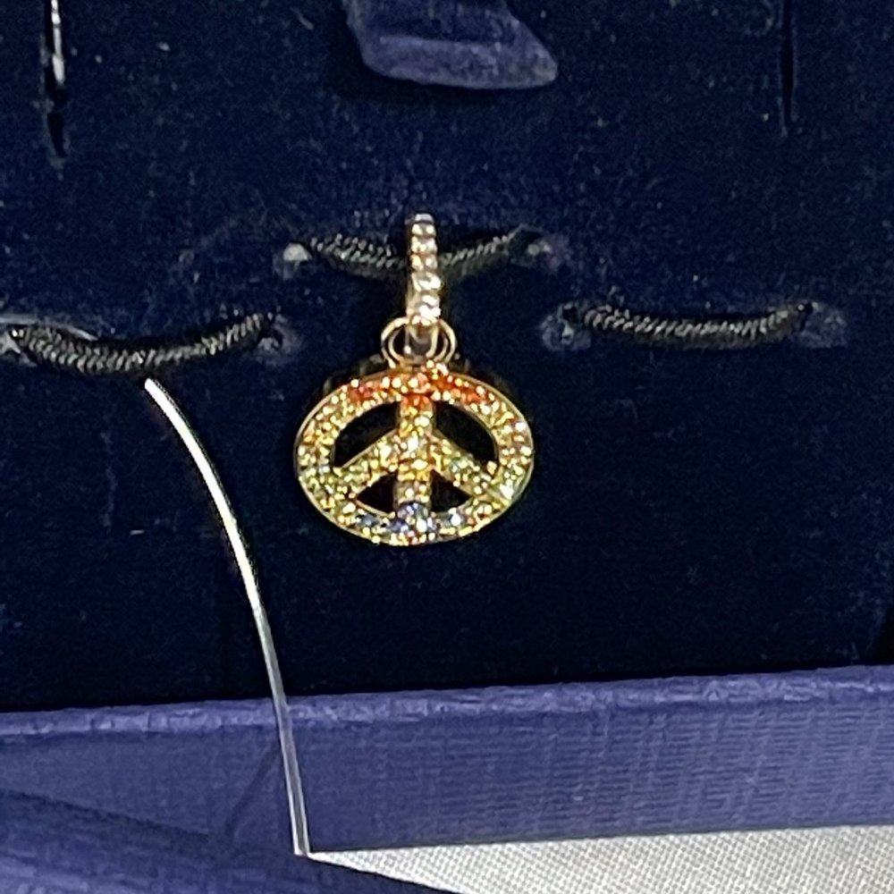 Swarovski Crystal Remix Collection Peace Charm - Picture 2 of 6